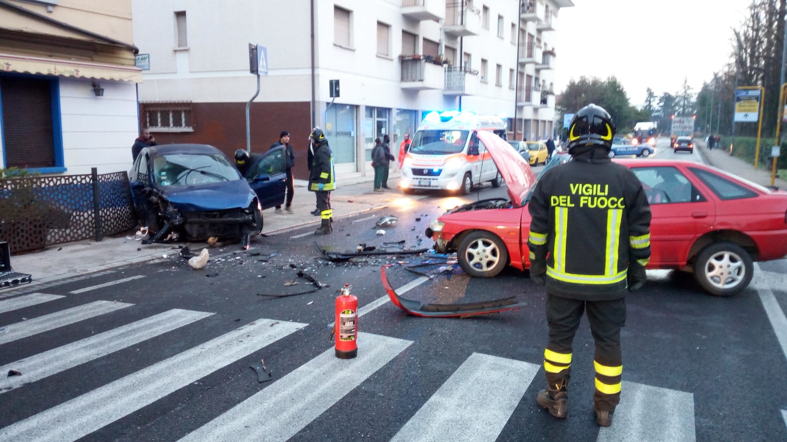 Udine, incidente in via Pozzuolo, gravi du