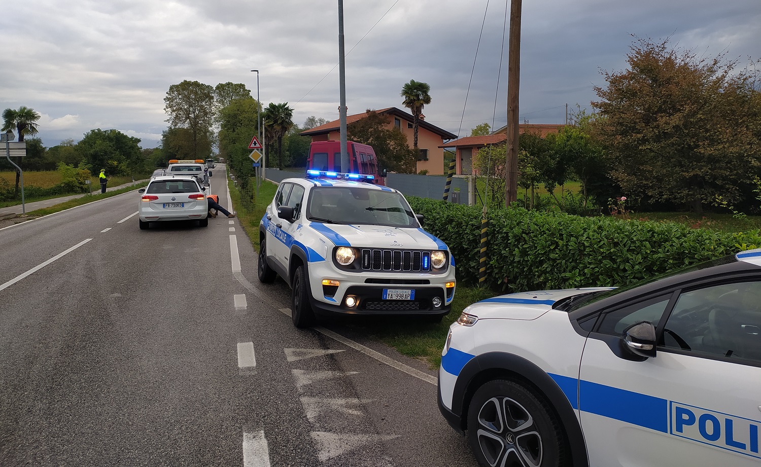 Pozzuolo, scontro tra furgone e auto a Terenzano: circolazione in tilt