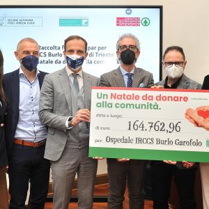 Oltre 160mila euro per il Burlo Garofolo, la donazione grazie alla generosità dei clienti Despar del Fvg