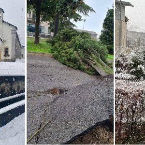 Neve, gradinate e forte vento: il Fvg nella morsa del maltempo