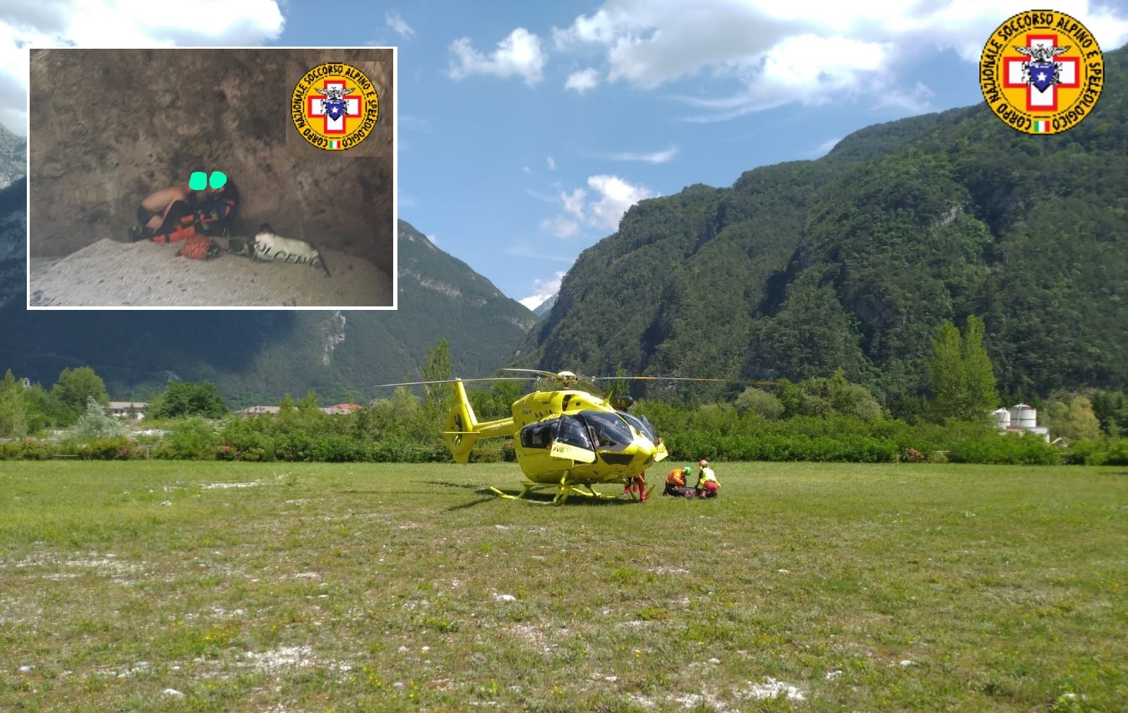 Cade per 5 metri e si frattura braccio e gamba nel Rio Simon: soccorsa