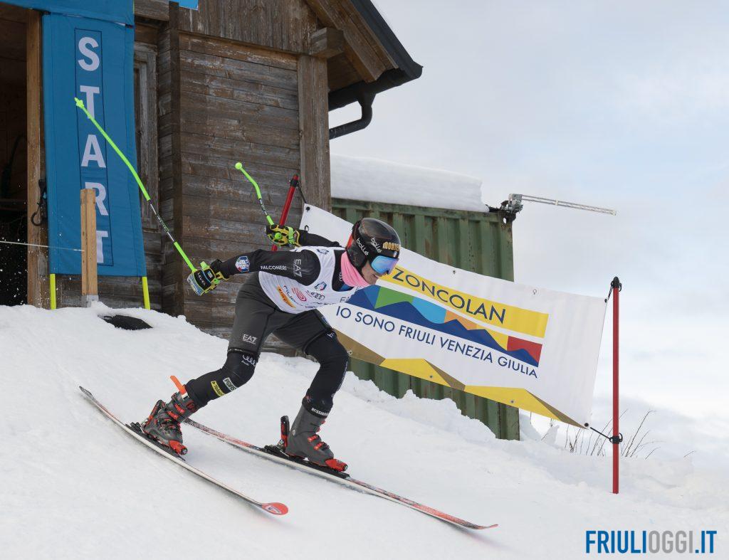 L'allenamento di Filippo Della Vite sullo Zoncolan.