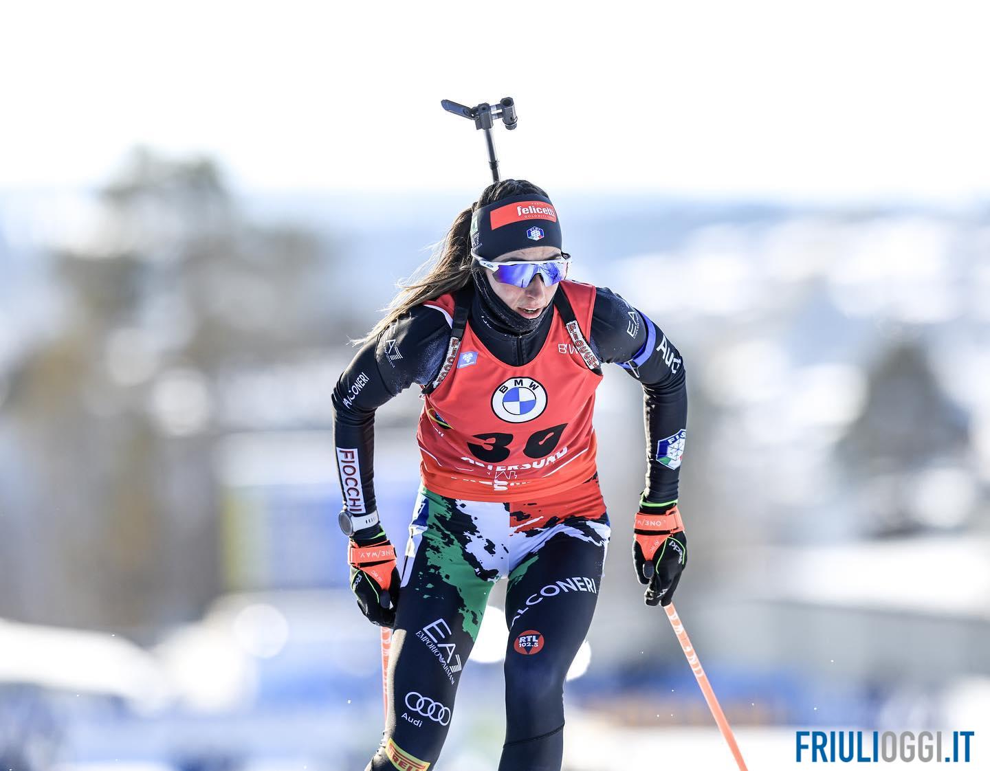 Biathlon, super Lisa Vittozzi, sua la coppa del mondo di specialità
