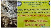 chiusura grotte villanova