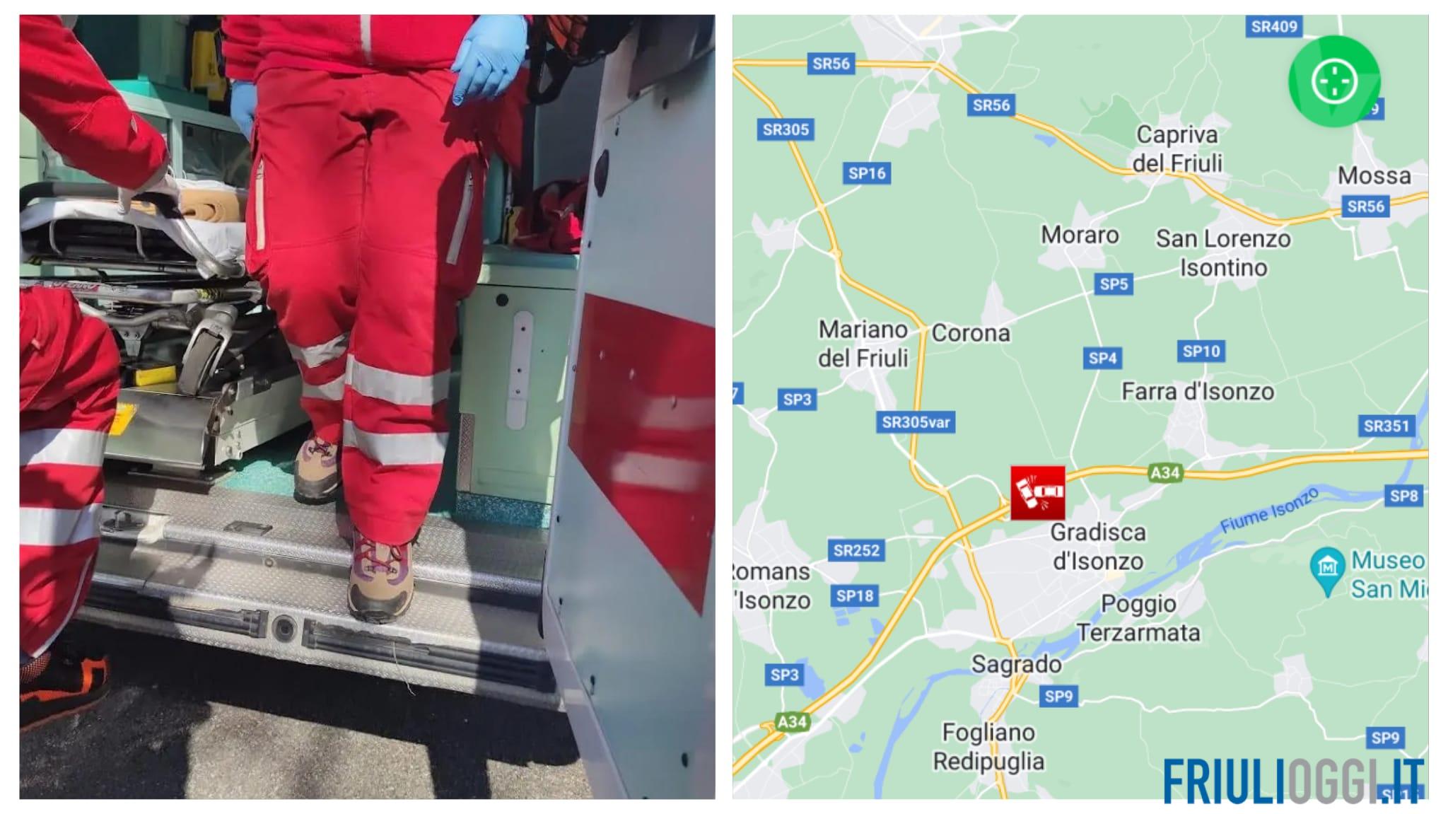 Incidente sulla A34, tamponamento tra camion e furgone: 2 feriti