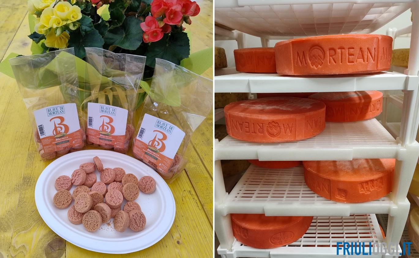 Mortegliano, per il Giro d'Italia grissini e formaggio rosa Mortegliano, per il Giro d'Italia grissini e formaggio rosa