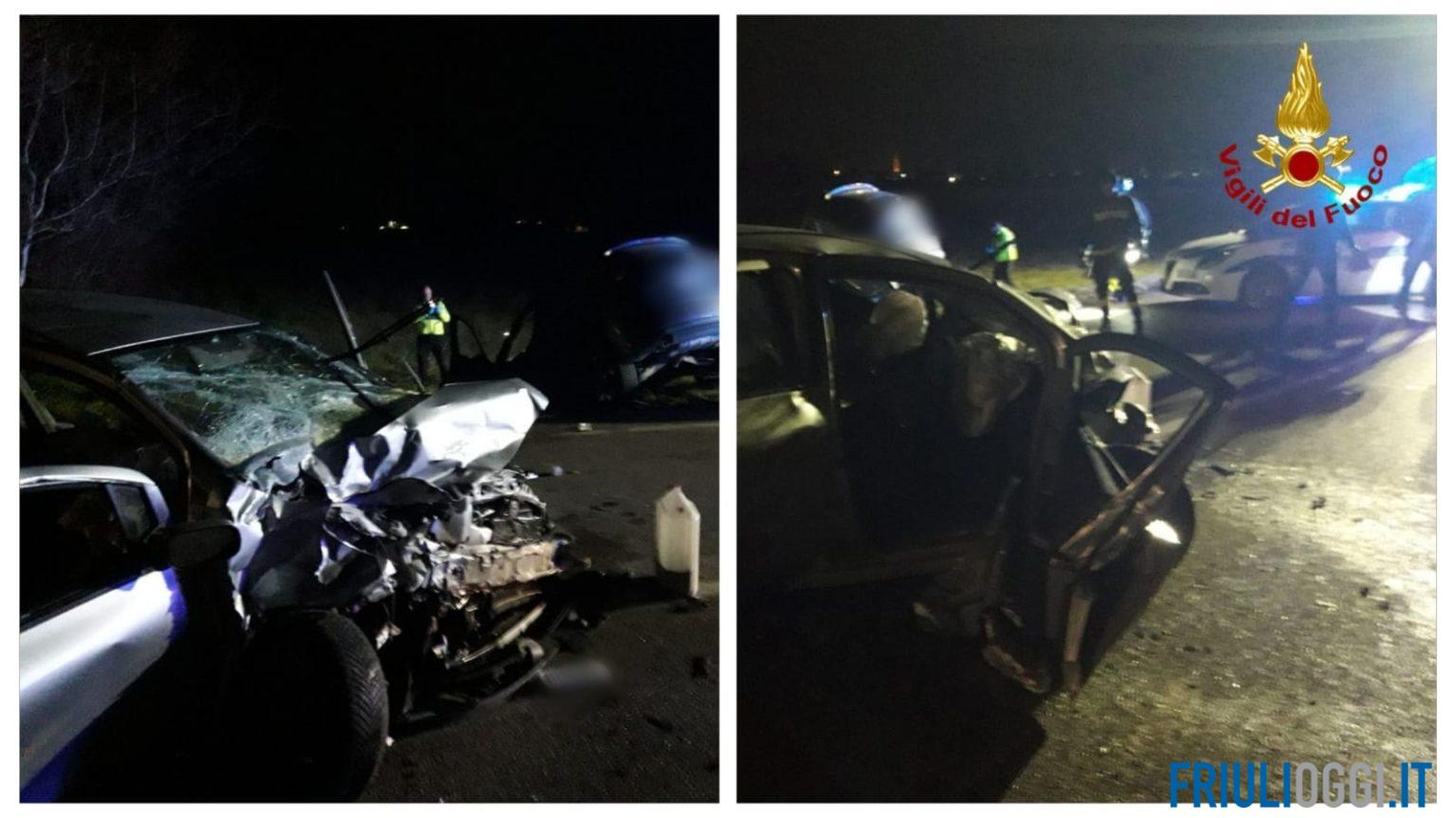 Incidente tra tre auto a Pasian di Prato: 3 persone ferite