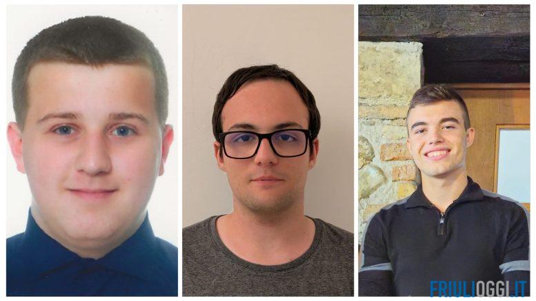 Francesco Cuttini, Samuele Fabbro e Kevin Revello