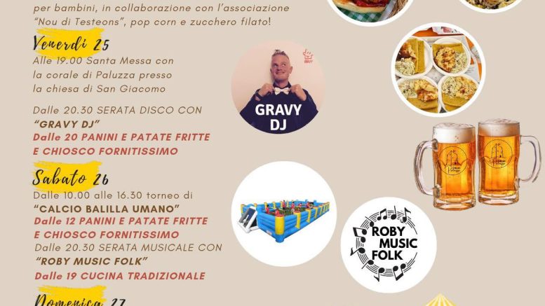 Sagra di San Jacum paluzza 2025