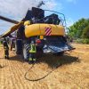 incendio mietitrebbia