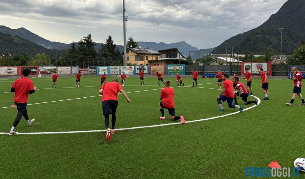 preparazione prima squadra tolmezzo carnia