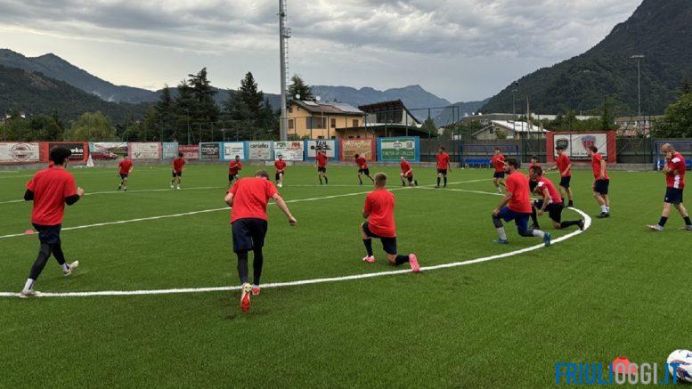 preparazione prima squadra tolmezzo carnia