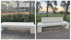 panchine parco del mare lignano