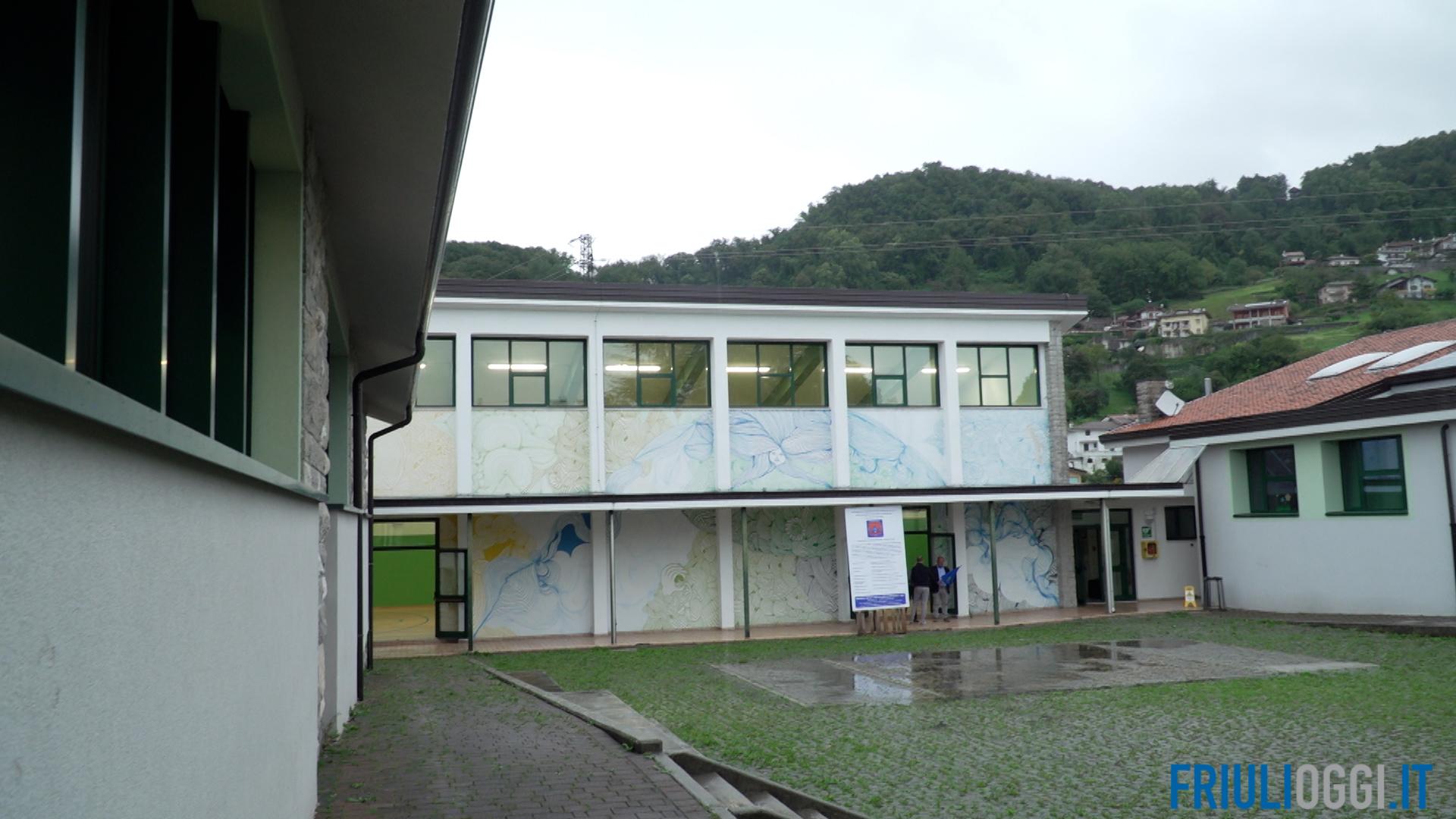 La palestra scolastica di Forgaria nel Friuli