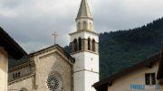 Il Duomo di Santa Maria a Paluzza pronto alla riapertura per il centenario del 6 marzo.