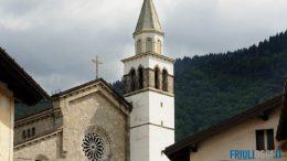 Il Duomo di Santa Maria a Paluzza pronto alla riapertura per il centenario del 6 marzo.