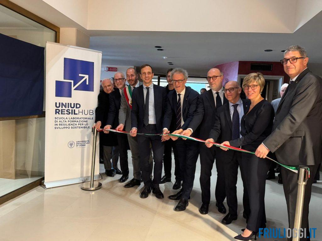Il taglio del nastro a palazzo Fantoni a Gemona di UNIUD RESILHub, la Scuola di Resilienza