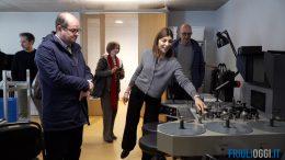 Il vice governatore con delega alla Cultura Mario Anzil in visita alla Cineteca del Friuli a Gemona del Friuli