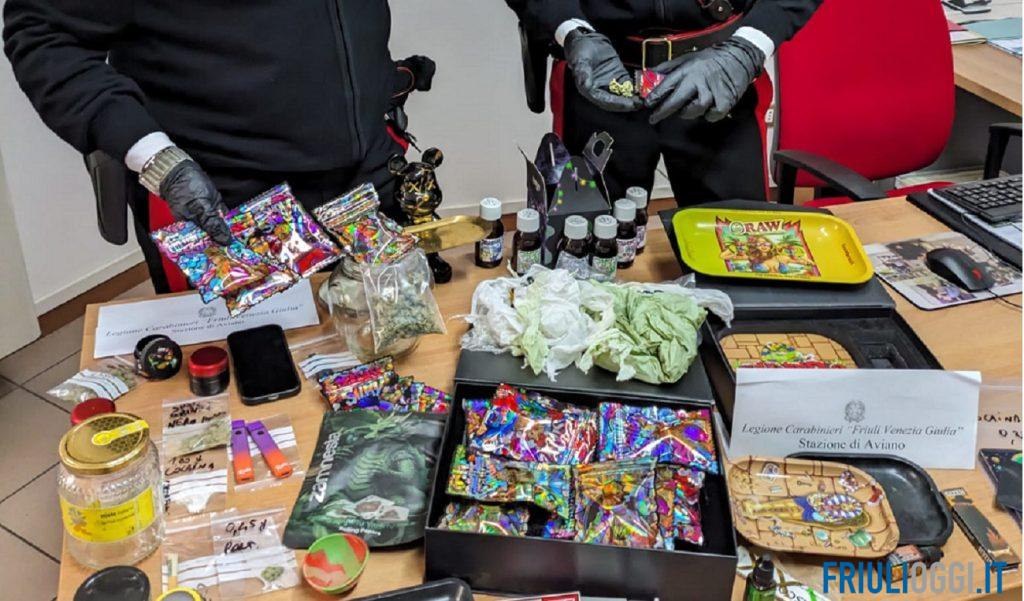 Aviano, i carabinieri hanno arrestato un giovane per spaccio. Denunciati altri due