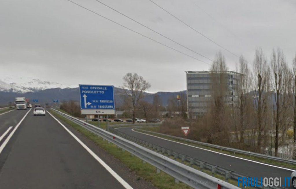 Chiusure notturne sulla Tangenziale di Udine: ecco orari e deviazioni