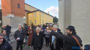 Il Sindaco di Udine Alberto Felice De Toni con un gruppo di residenti del quartiere Udine Sud e Baldasseria durante una visita di quartiere