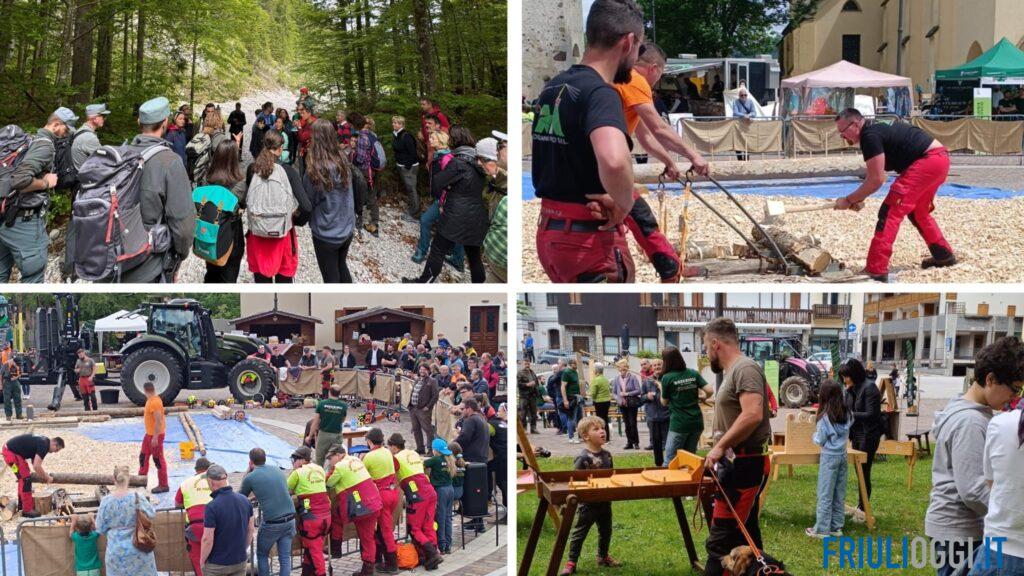 Foresta in Valle: a Paularo torna la grande festa del legno