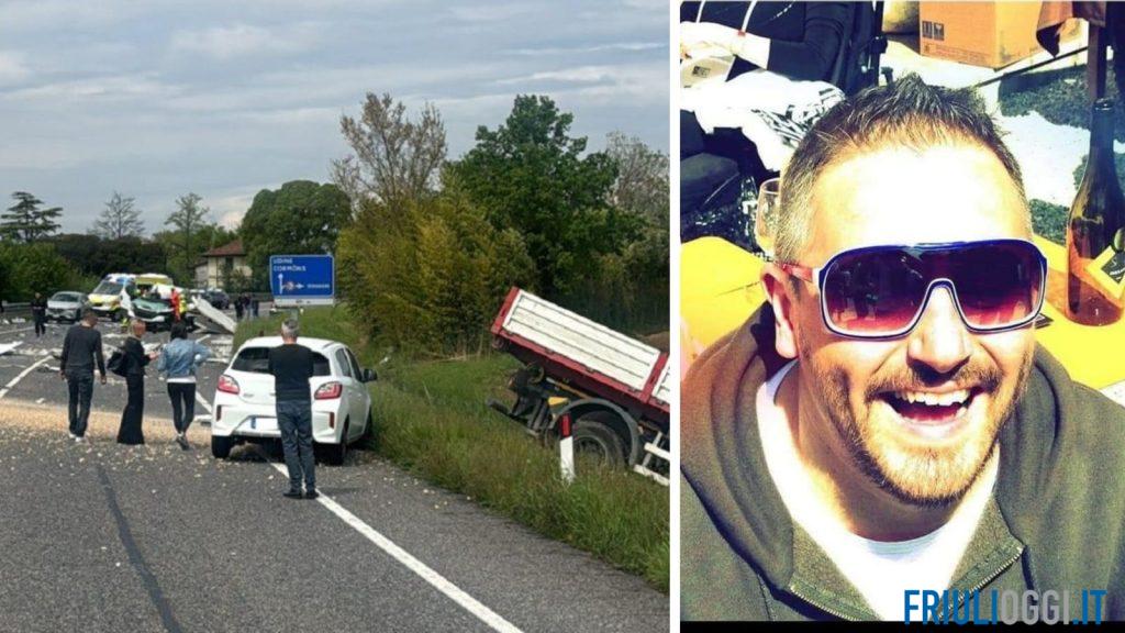 Schianto mortale tra furgone e camion, chi è la vittima e cosa è successo