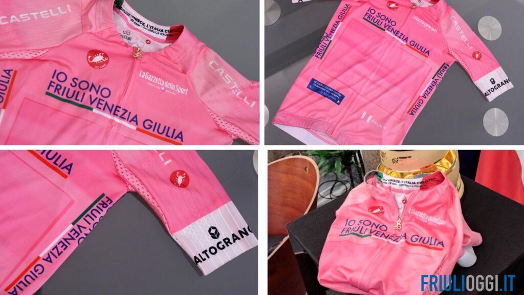 Io sono Friuli Venezia Giulia sulla maglia rosa del Giro d’Italia 2026