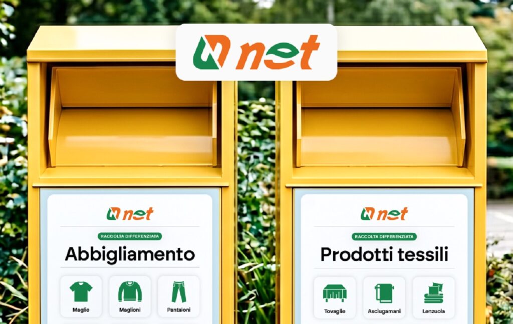 Abbigliamento e tessili non più nell’indifferenziato parte il nuovo servizio nei Centri di Raccolta NET