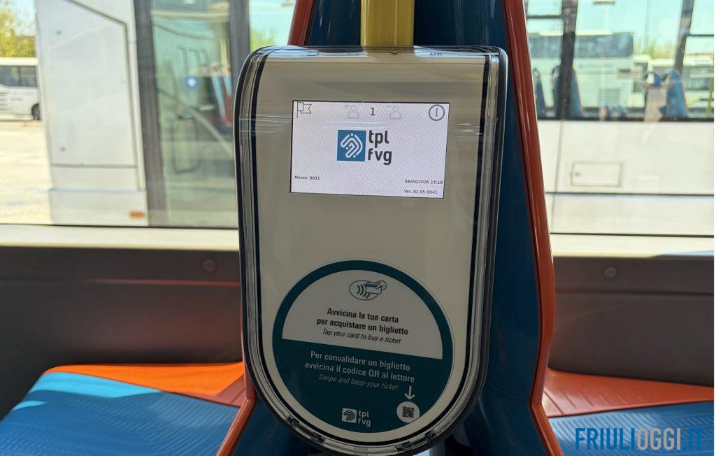Arriva il pagamento contactless a bordo degli autobus di Udine: come funziona e cosa sapere