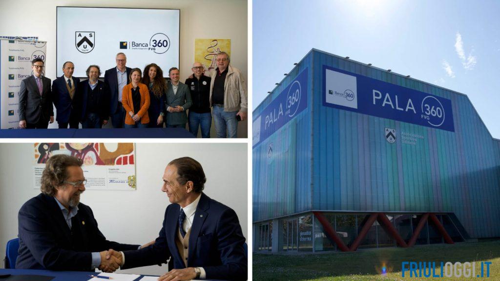 Il palazzetto dell’ASU diventa Pala 360: la partnership con Banca 360 FVG