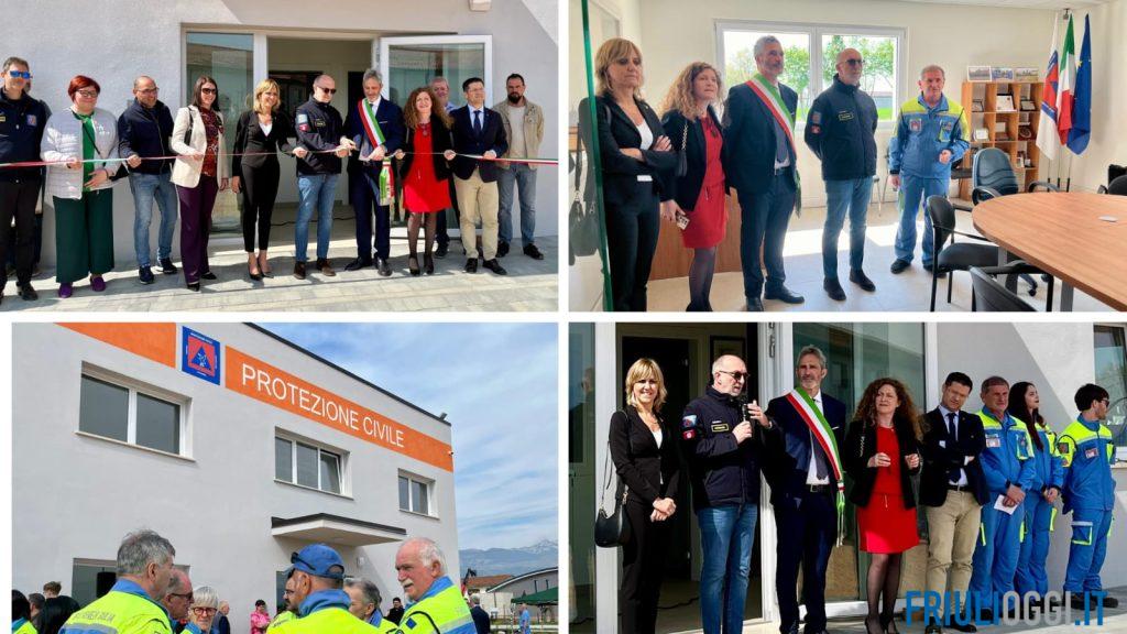 Inaugurata la nuova sede della Protezione civile a San Quirino