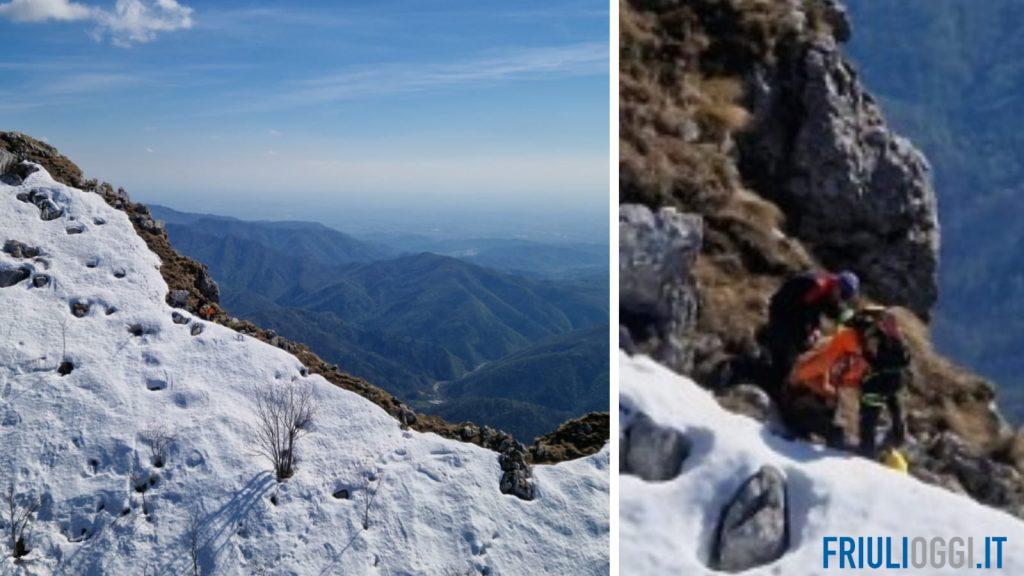 Si sente male sulla cresta Monte Briniza: escursionista soccorso con l’elicottero