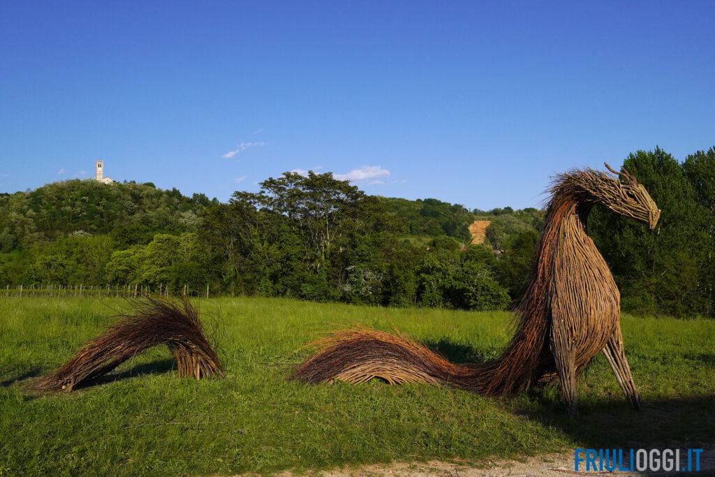 Il Drago dello Judrio: la land art trasforma una leggenda in monito per il futuro