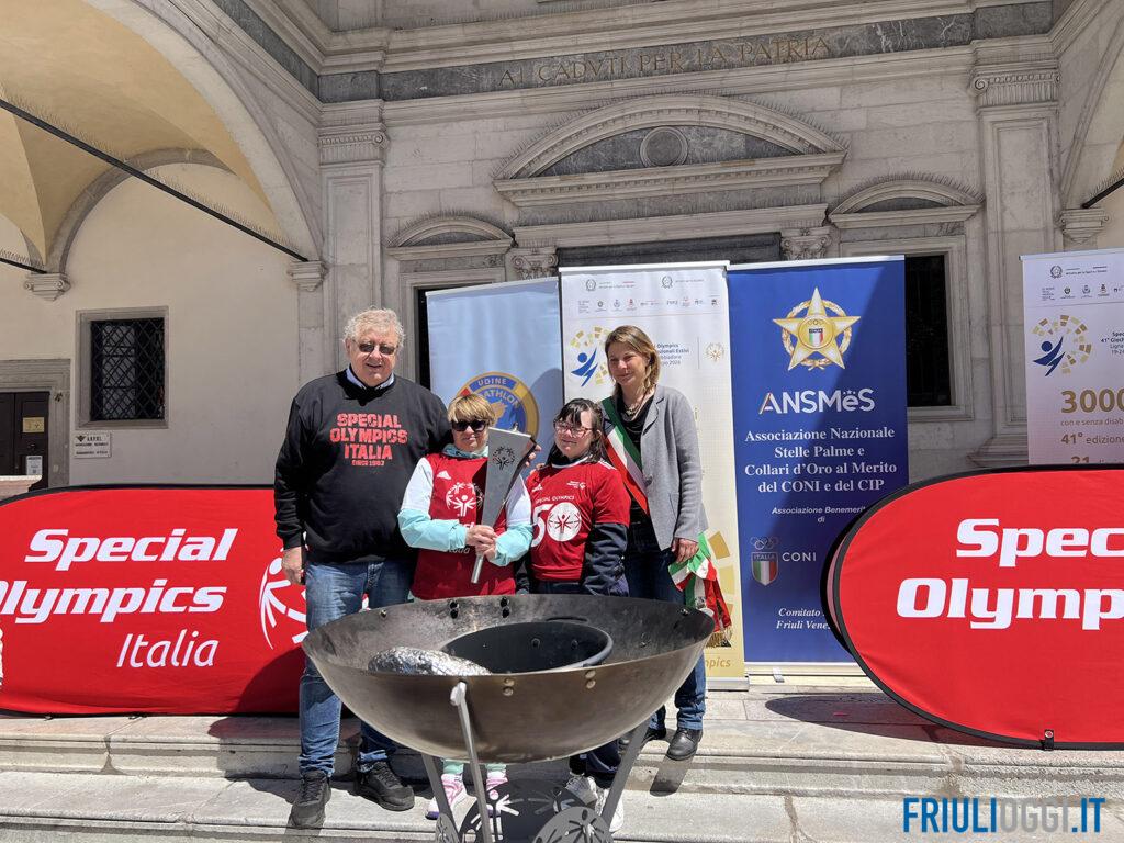 Special Olympics, la Torcia della Speranza arriva nel cuore di Udine