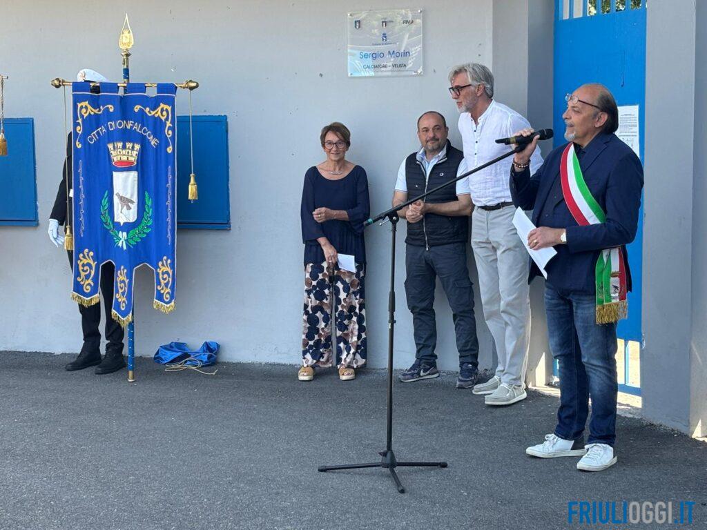 Monfalcone intitola il campo sportivo comunale a Sergio Morin