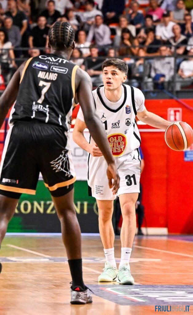 L’Apu Udine cede a Trento nell’ultima partita stagionale al Carnera