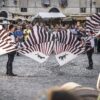 Bandiere e tamburi a Valvasone per la manifestazione nel borgo medievale