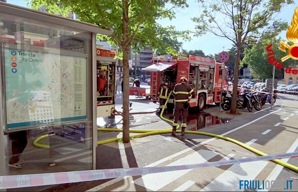 Tragedia a Trieste: 77enne morta nell’incendio di una palazzina, evacuato lo stabile