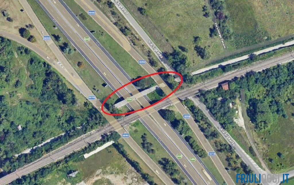 Ciclovia Udine-Campoformido: al via i lavori sul ponte, chiusure in A23. Orari e deviazioni