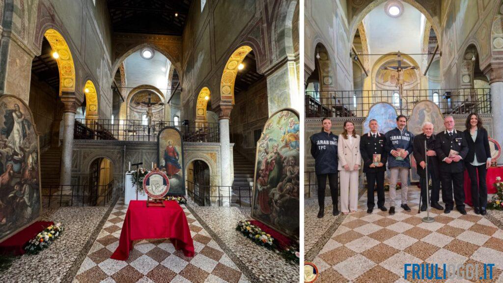 Trafugate dall’abbazia e finite in Olanda e Stati Uniti: tre opere d’arte tornano in Friuli