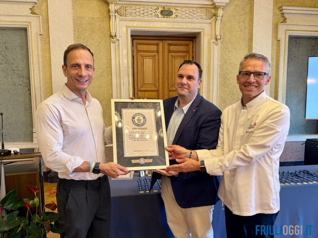 Il Friuli Venezia Giulia celebra i protagonisti del tiramisù più lungo del mondo