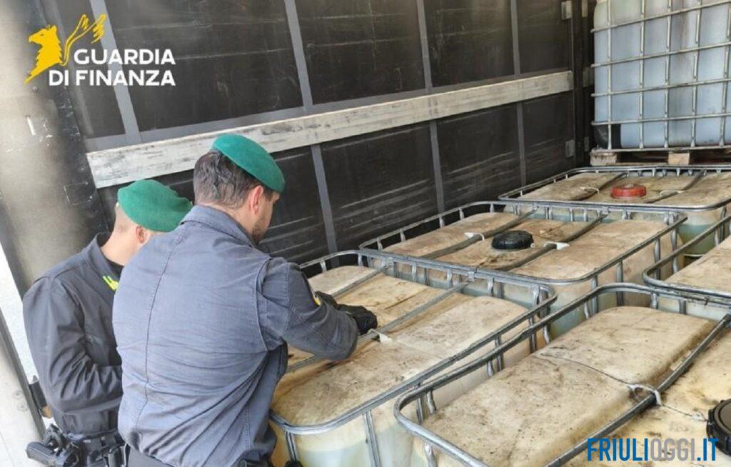 Gasolio di contrabbando dal valico di Tarvisio, sequestrati 27mila litri
