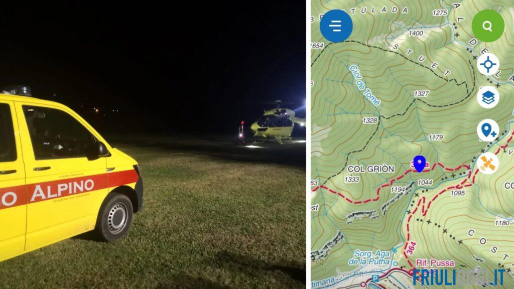 Sette escursionisti ritardano il rientro al Rifugio Pussa: il gestore allerta i soccorsi