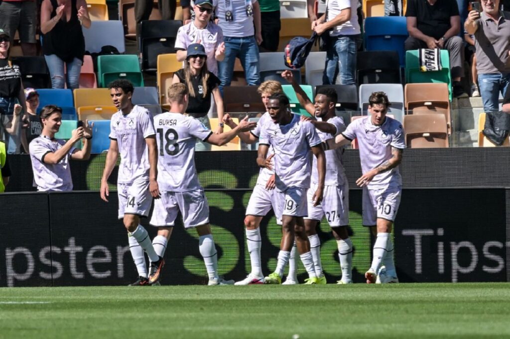 Ehizibue e Kristensen trascinano l’Udinese, vittoria per 2-0 sul Torino