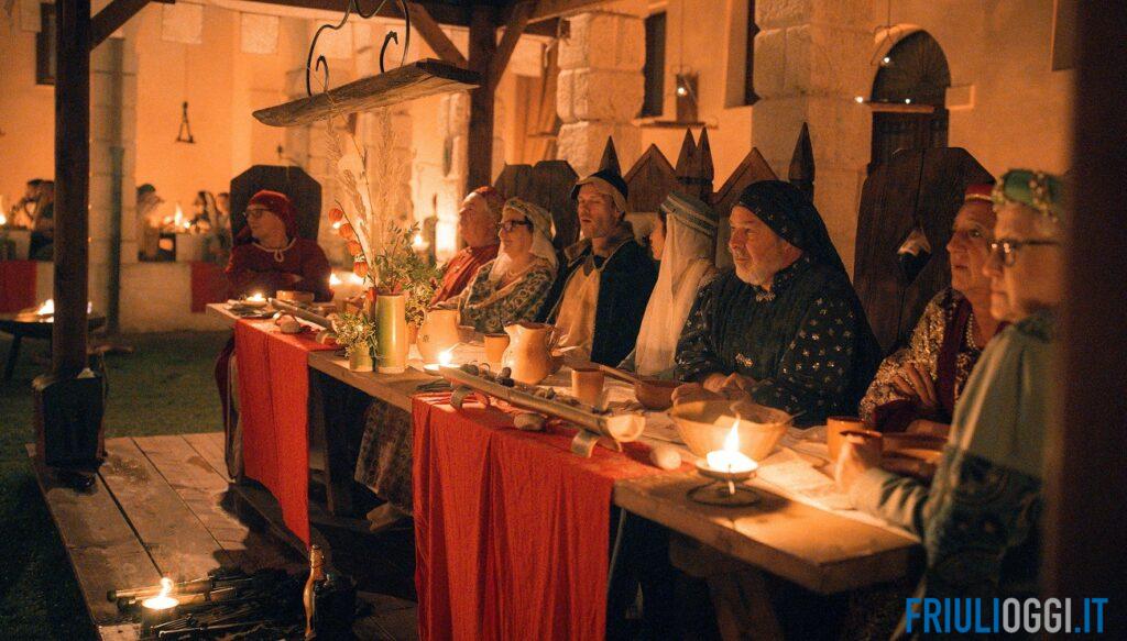 Il venerdì del Medioevo a Valvasone con la Cena Medievale e il risveglio dell’Orcolat