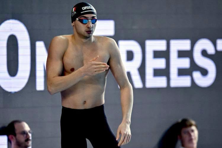Giovanni Guatti ottavo agli Europei di Parigi nei 50 stile libero