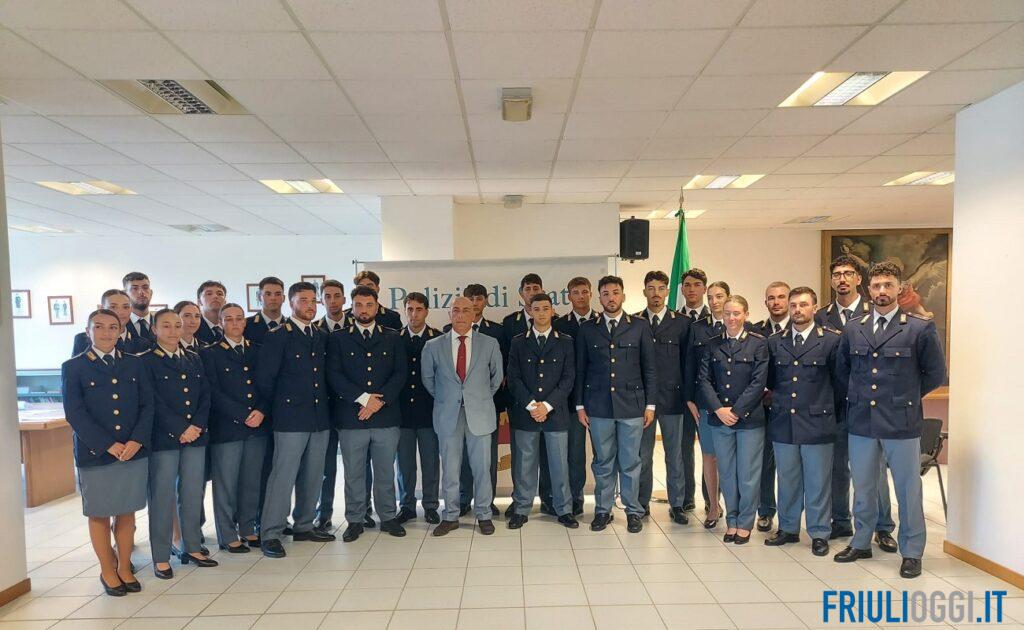 Udine, la Polizia di Stato si rafforza: arrivano 43 nuovi agenti