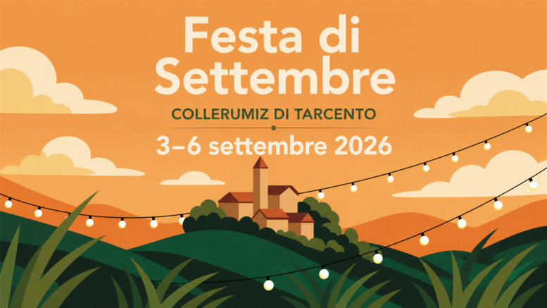 Festa di Settembre 2026 a Collerumiz di Tarcento