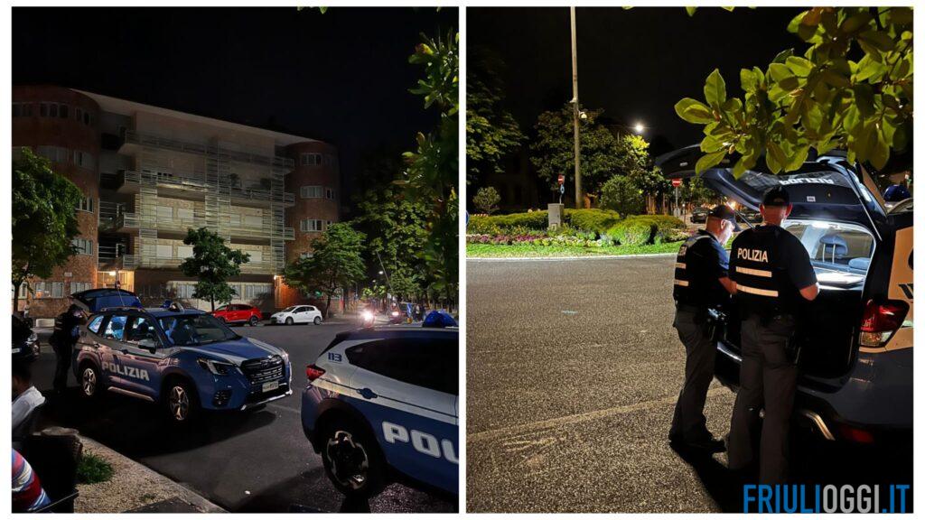 Controlli a Udine: 227 persone identificate, droga sequestrata e due denunce